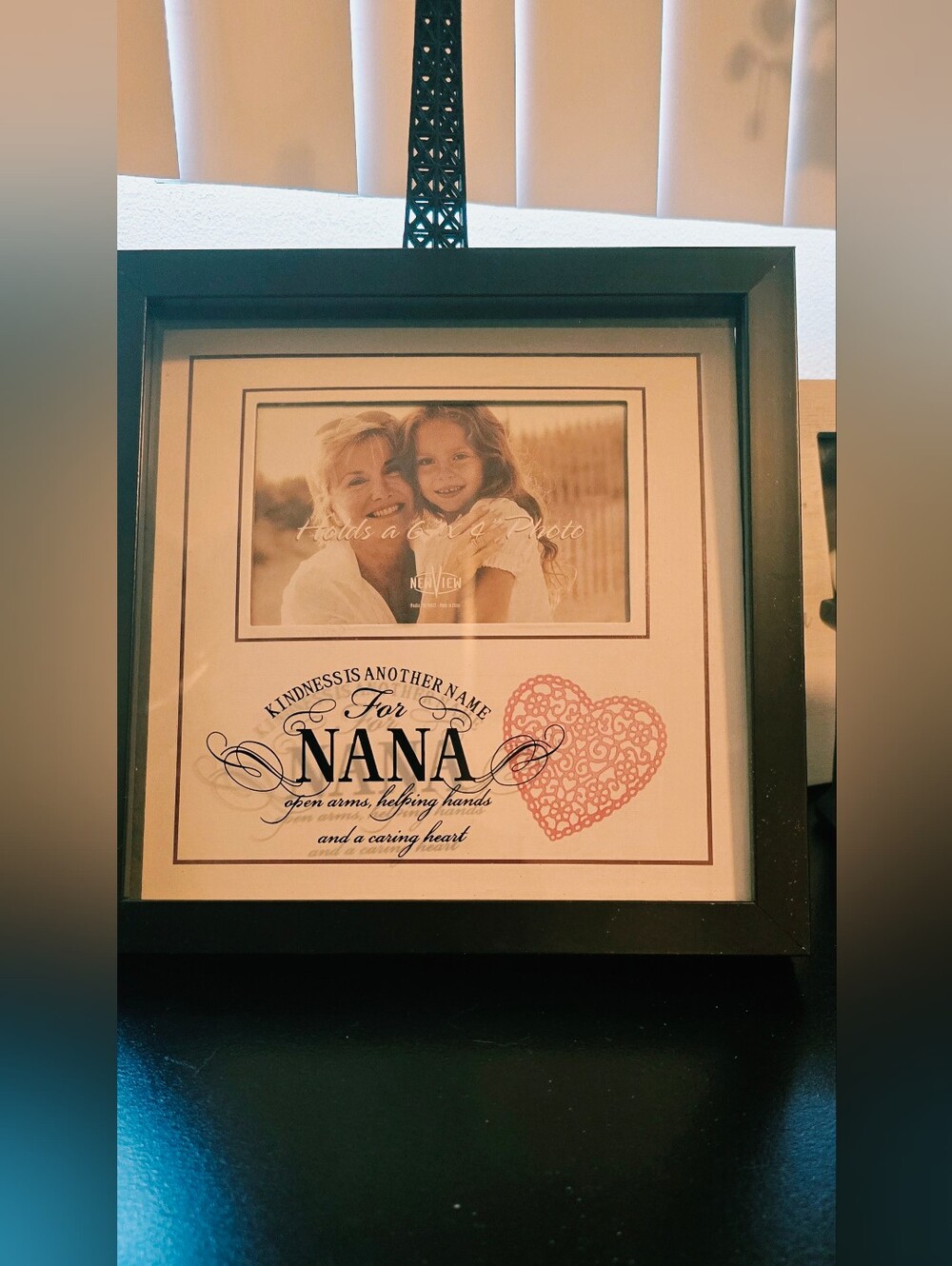 For Nana Framed Photo Mat - Black Frame